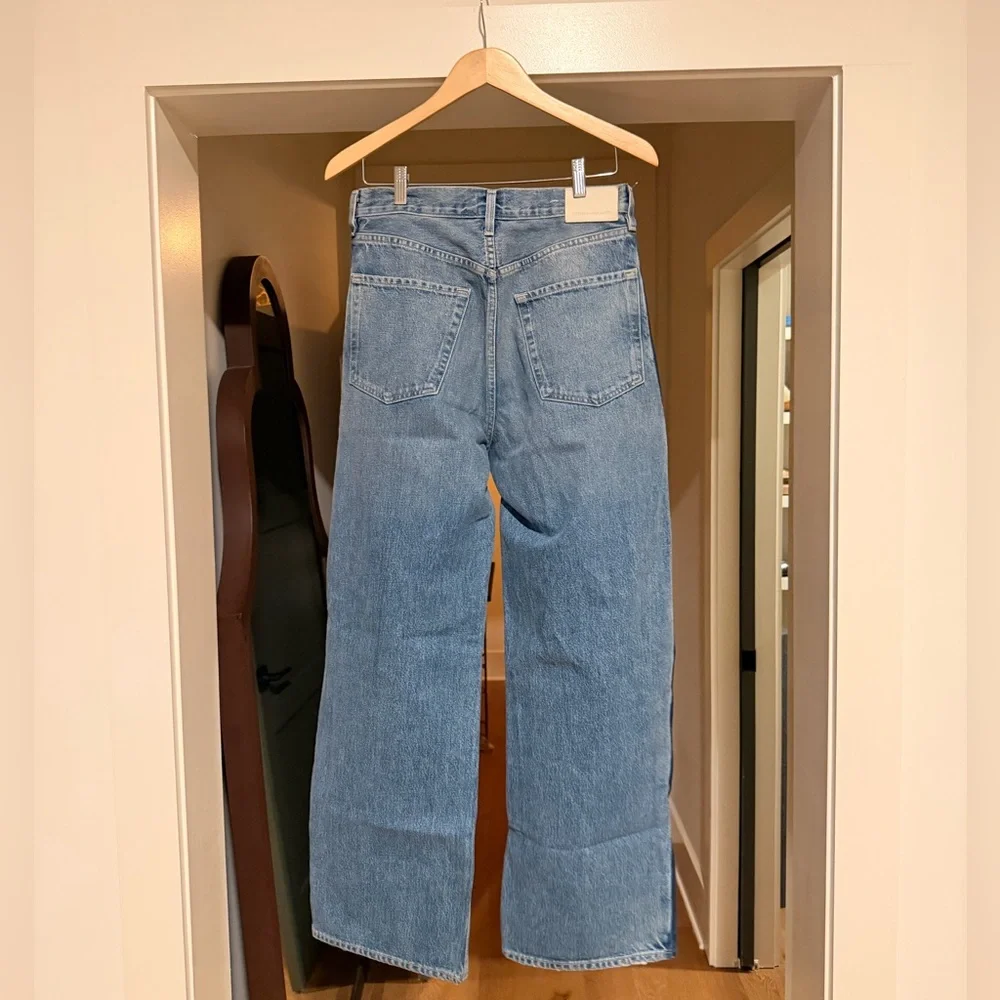 Citizens Of Humanity Ayla Baggy Tuxedo Stripe Jeans - Size 27 - Picture 4 of 6